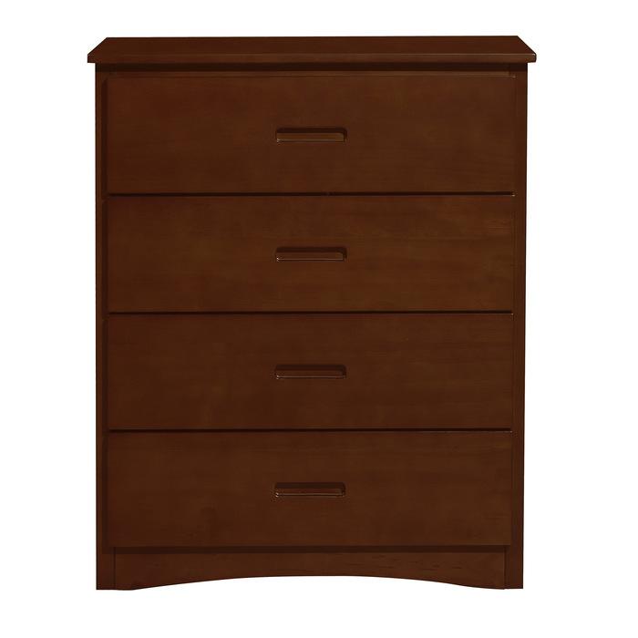 Rowe 4 Drawer Chest in Dark Cherry B2013DC-9 - Furniture 4 Less Outlet (Salinas,CA)