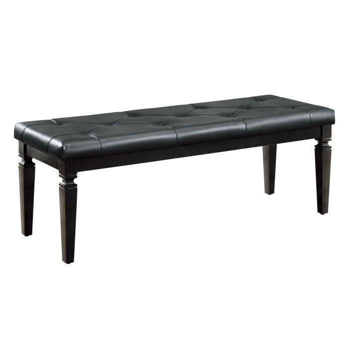 Allura Bed Bench in Black 1916BK-FBH - Furniture 4 Less Outlet (Salinas,CA)