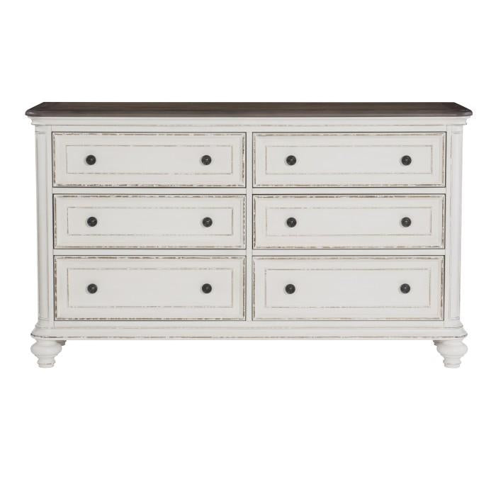 Baylesford Dresser in Two Tone 1624W-5 - Furniture 4 Less Outlet (Salinas,CA)