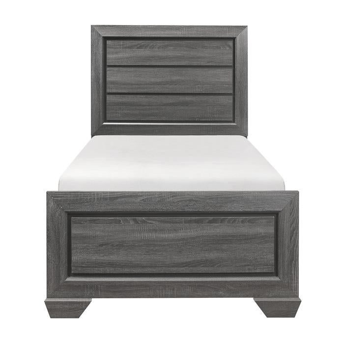 Beechnut Twin Bed in Gray 1904TGY-1 - Furniture 4 Less Outlet (Salinas,CA)