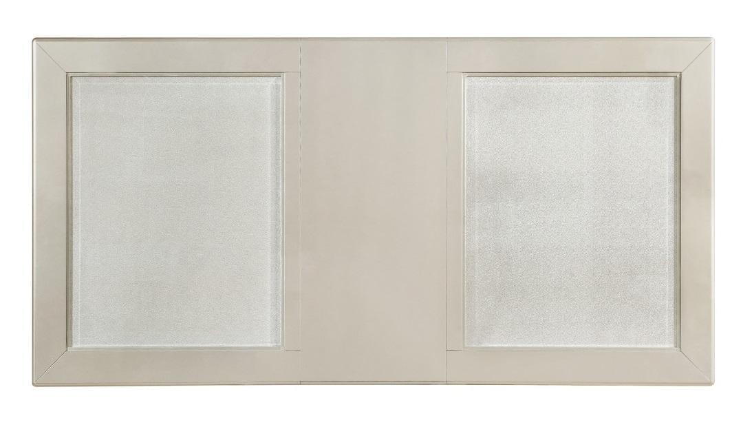 Crawford Dining Table in Silver 5546-84 - Furniture 4 Less Outlet (Salinas,CA)