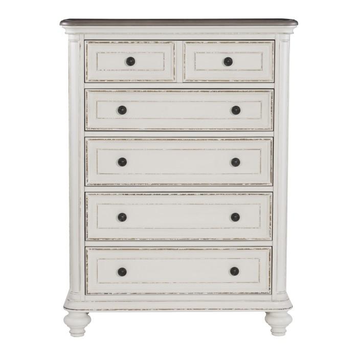 Baylesford Chest in Two Tone 1624W-9 - Furniture 4 Less Outlet (Salinas,CA)