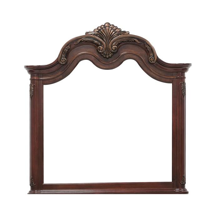 Deryn Park Mirror in Cherry 2243-6 - Furniture 4 Less Outlet (Salinas,CA)