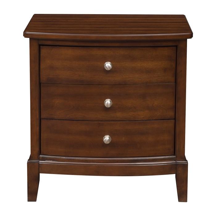 Cotterill 3 Drawer Nightstand in Cherry 1730-4 - Furniture 4 Less Outlet (Salinas,CA)