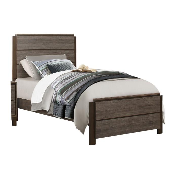 Vestavia Twin Bed in Gray 1936T-1 - Furniture 4 Less Outlet (Salinas,CA)