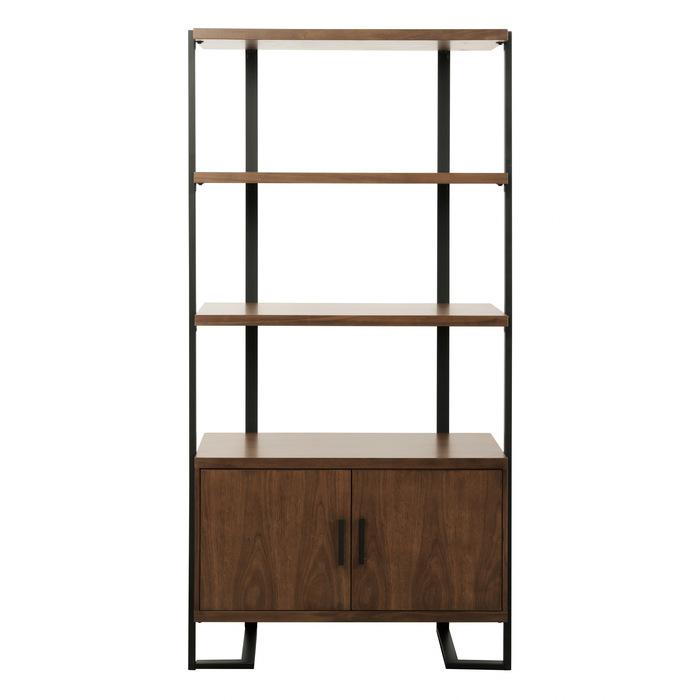 Sedley Bookcase in Walnut 5415RF-17 - Furniture 4 Less Outlet (Salinas,CA)