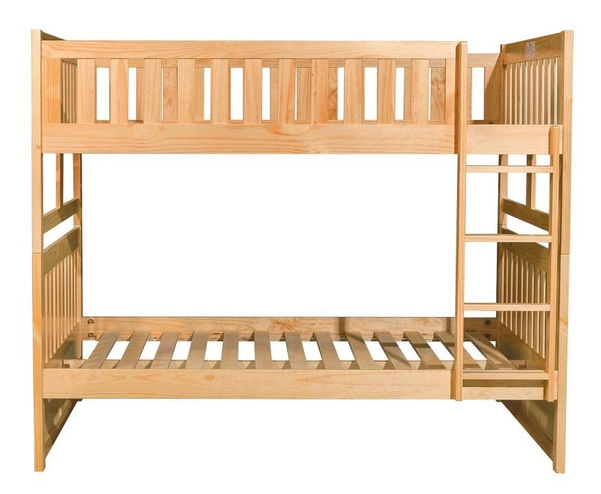 Bartly Full/Full Bunk Bed in Natural B2043FF-1 - Furniture 4 Less Outlet (Salinas,CA)