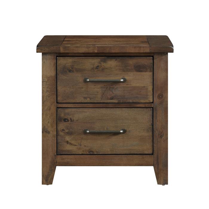 Jerrick Nightstand in Burnished Brown 1957-4 - Furniture 4 Less Outlet (Salinas,CA)