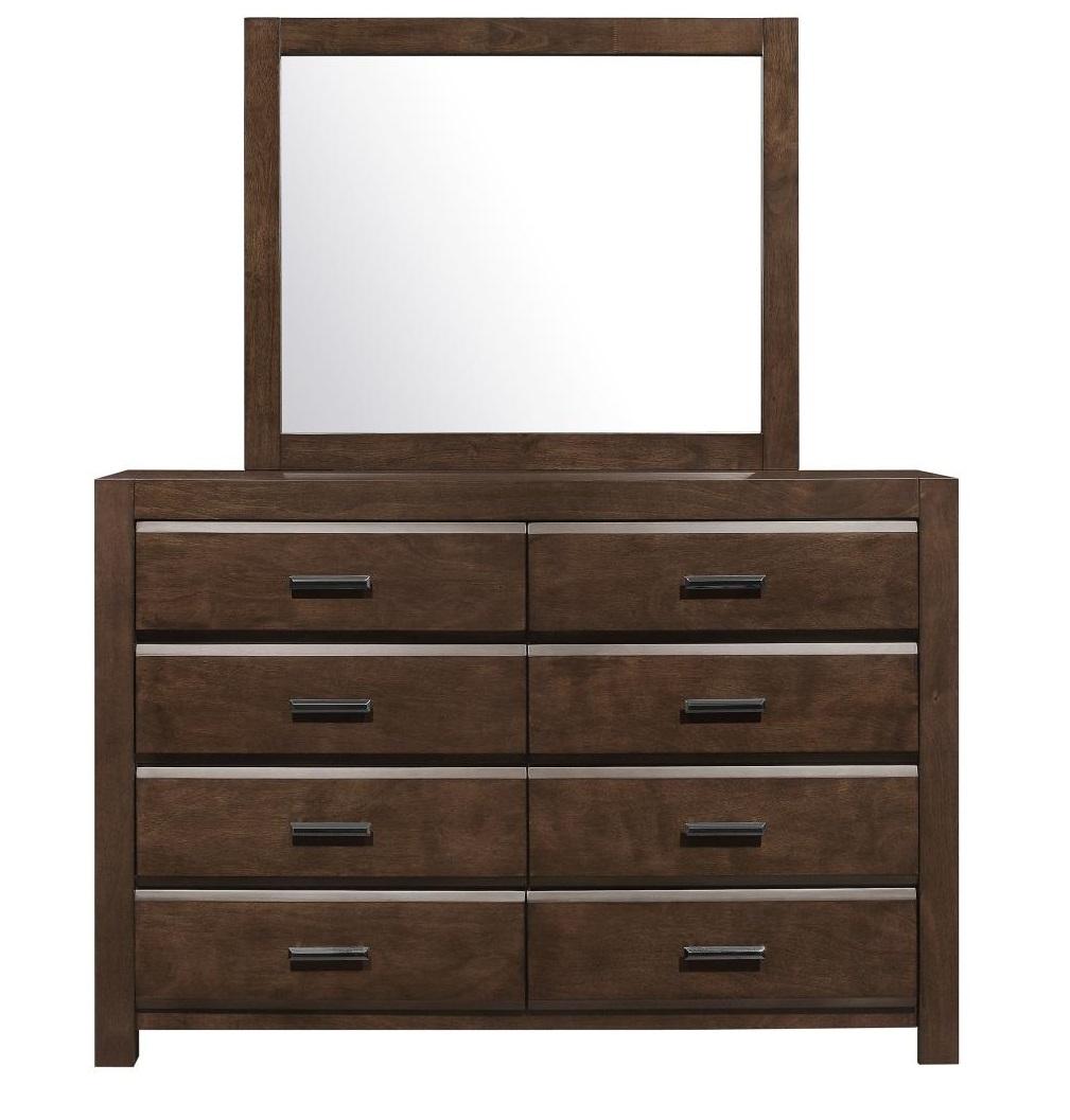 Erwan Mirror in Dark Walnut 1961-6 - Furniture 4 Less Outlet (Salinas,CA)