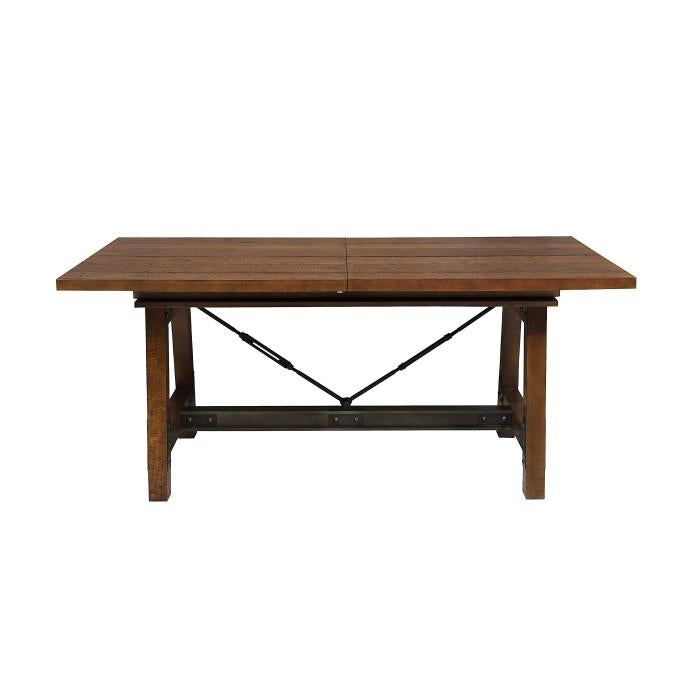 Holverson Dining Table in Rustic Brown 1715-94 - Furniture 4 Less Outlet (Salinas,CA)