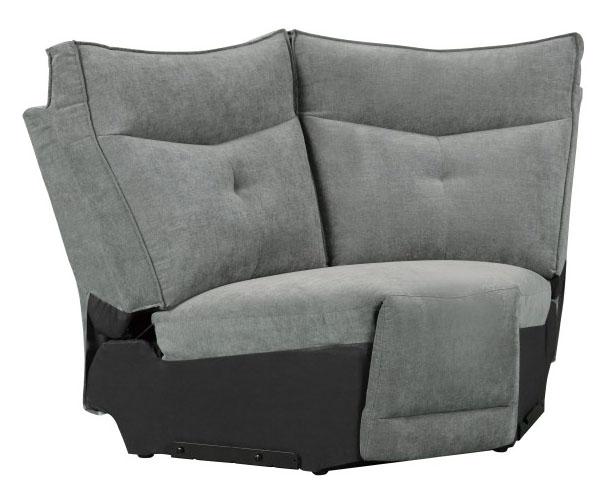 Tesoro Corner Seat in Dark Gray 9509DG-CR - Furniture 4 Less Outlet (Salinas,CA)