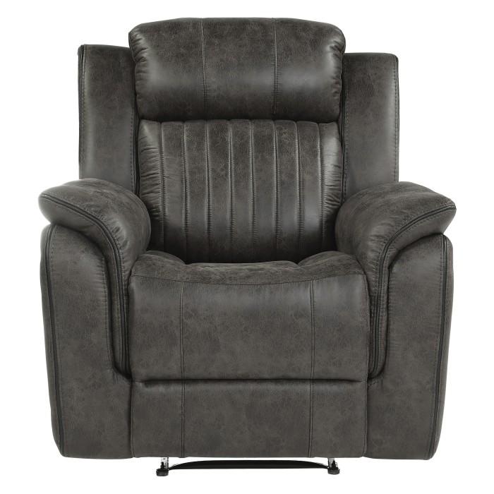 Centeroak Reclining Chair in Gray 9479BRG-1 - Furniture 4 Less Outlet (Salinas,CA)
