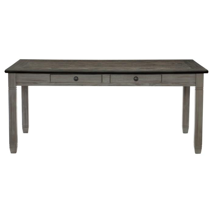 Granby Dining Table in Coffee and Antique Gray 5627GY-72 - Furniture 4 Less Outlet (Salinas,CA)
