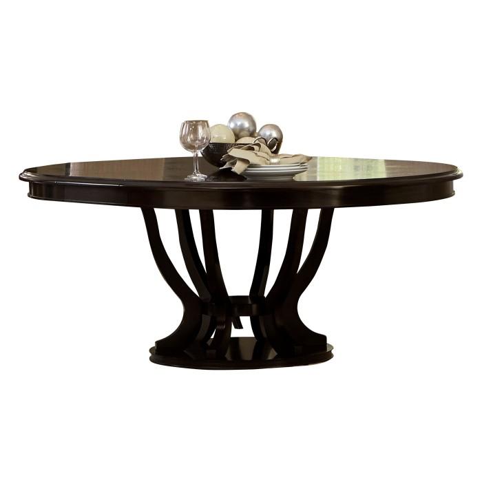 Savion Round/Oval Dining Table in Espresso 5494-76 - Furniture 4 Less Outlet (Salinas,CA)