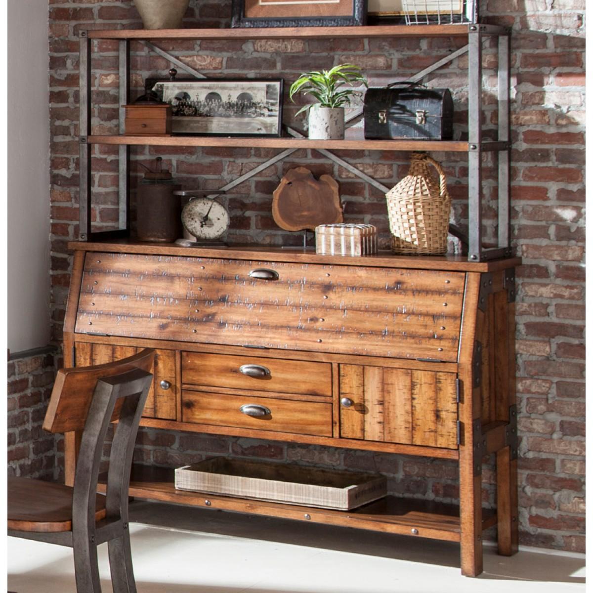 Holverson Backer's Back in Rustic Brown 1715-50 - Furniture 4 Less Outlet (Salinas,CA)