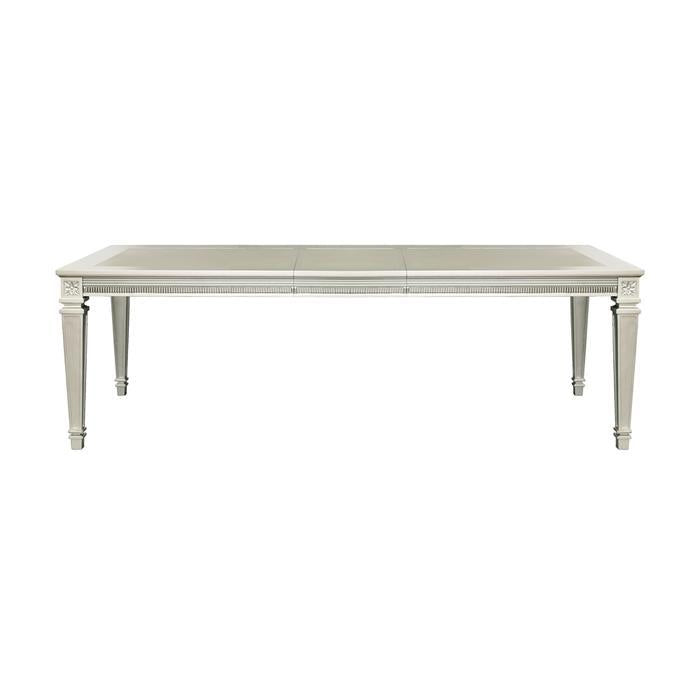 Bevelle Rectangular Dining Table in Silver 1958-96 - Furniture 4 Less Outlet (Salinas,CA)