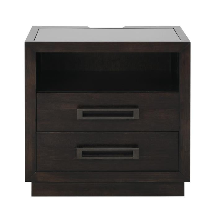 Larchmont Nightstand in Charcoal 5424-4 - Furniture 4 Less Outlet (Salinas,CA)