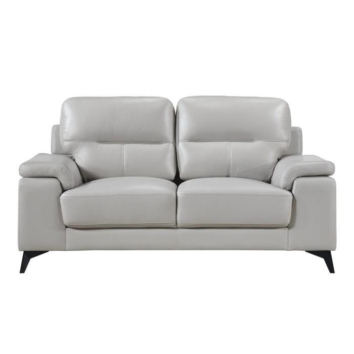 Mischa Loveseat in Silver Gray 9514SVE-2 - Furniture 4 Less Outlet (Salinas,CA)