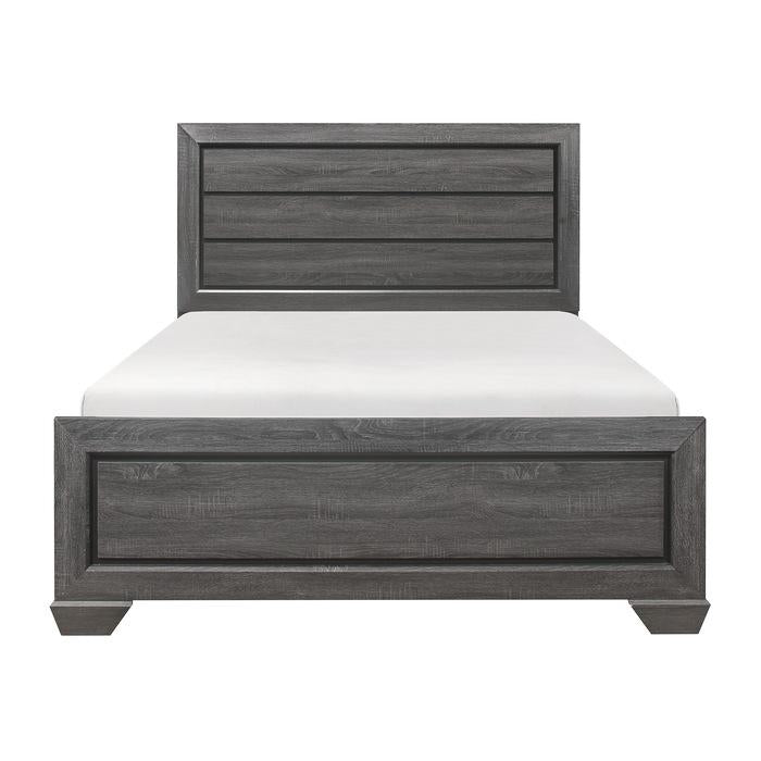 Beechnut Queen Panel Bed in Gray 1904GY-1 - Furniture 4 Less Outlet (Salinas,CA)