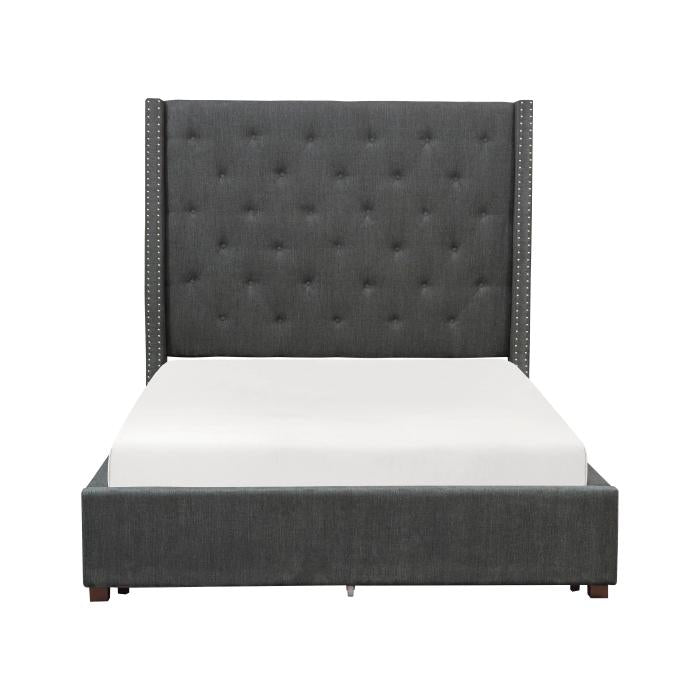 5877KGY-1CK - (2)California King Platform Bed - Furniture 4 Less Outlet (Salinas,CA)