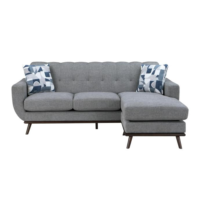 8341GY-3SCRV - Reversible Sofa Chaise - Furniture 4 Less Outlet (Salinas,CA)