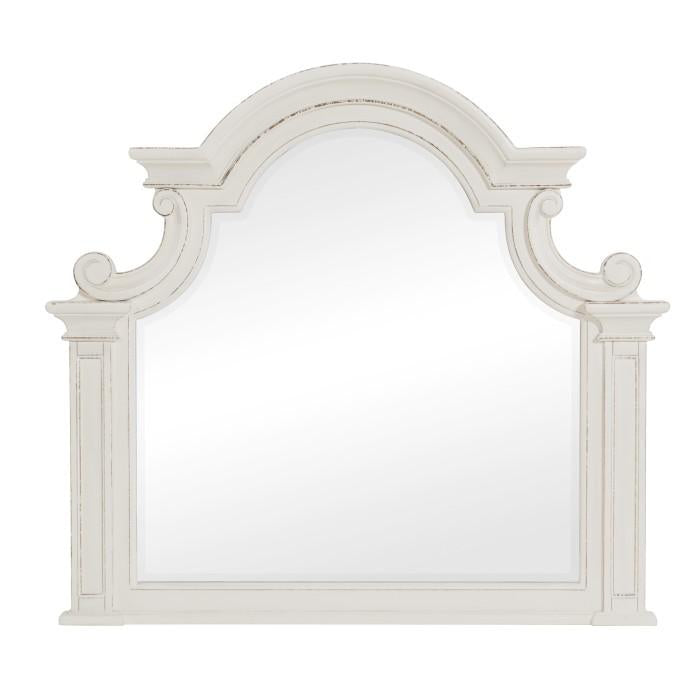 Baylesford Mirror in Antique White 1624W-6 - Furniture 4 Less Outlet (Salinas,CA)