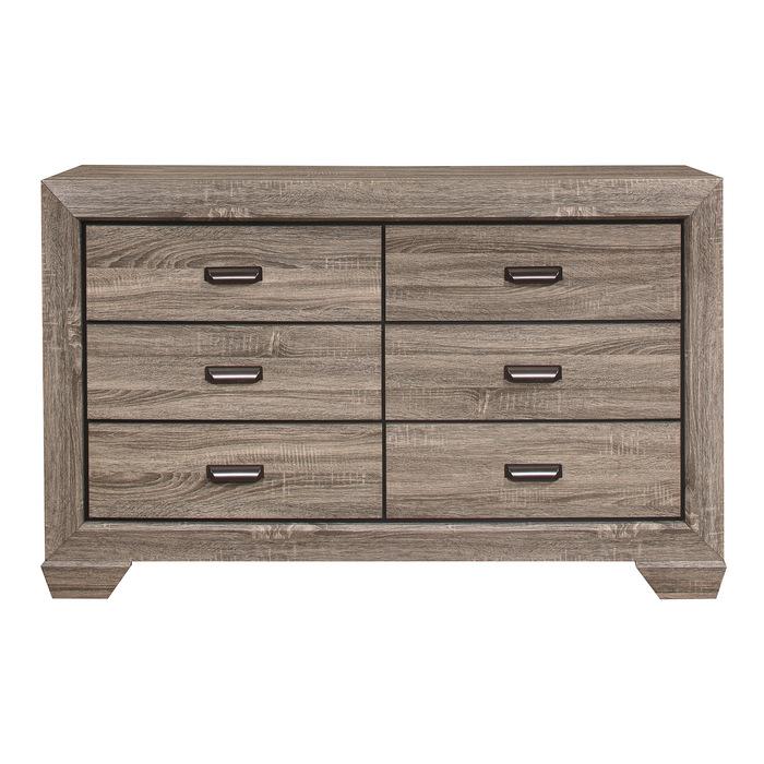 Beechnut 6 Drawer Dresser in Natural 1904-5 - Furniture 4 Less Outlet (Salinas,CA)