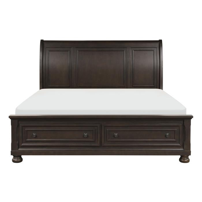 Begonia Queen Platform Bed in Gray 1718GY-1 - Furniture 4 Less Outlet (Salinas,CA)