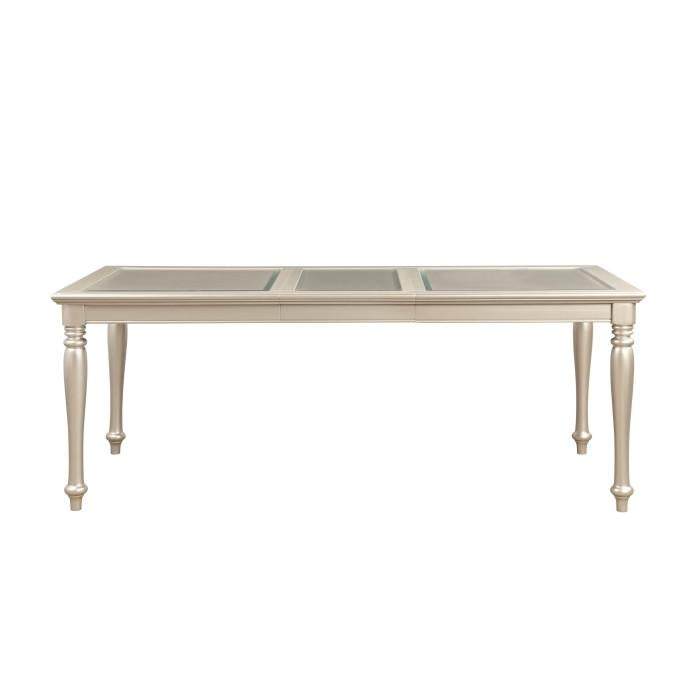 Celandine Dining Table in Silver 1928-78NG - Furniture 4 Less Outlet (Salinas,CA)