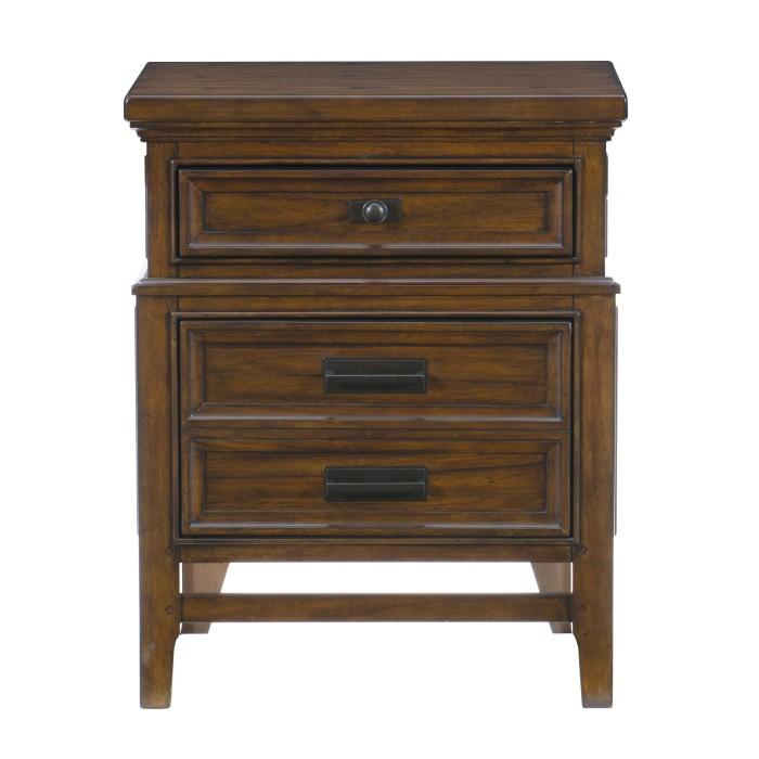 Frazier Nightstand in Dark Cherry 1649-4 - Furniture 4 Less Outlet (Salinas,CA)