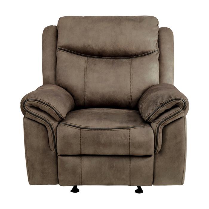 Aram Glider Reclining Chair in Dark Brown 8206NF-1 - Furniture 4 Less Outlet (Salinas,CA)