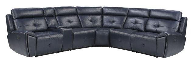 Avenue Corner Seat in Navy 9469NVB-CR - Furniture 4 Less Outlet (Salinas,CA)