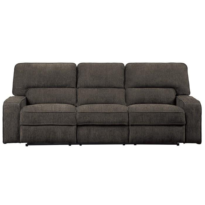 Borneo Power Double Reclining Sofa in Chocolate - Furniture 4 Less Outlet (Salinas,CA)