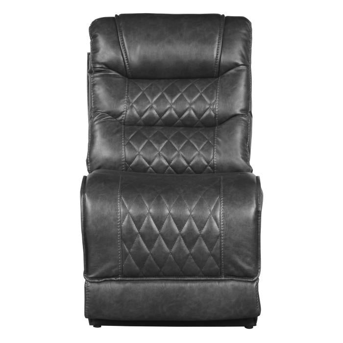 Putnam Armless Chair in Gray 9405GY-AC - Furniture 4 Less Outlet (Salinas,CA)