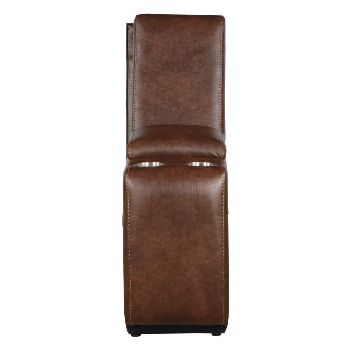 Putnam Console with Receptacles and USB Port in Brown 9405BR-CN - Furniture 4 Less Outlet (Salinas,CA)