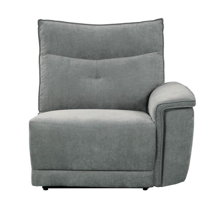 Tesoro Right Side Reclining Chair in Dark Gray 9509DG-RR - Furniture 4 Less Outlet (Salinas,CA)