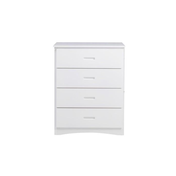 Galen 4 Drawer Chest in White B2053W-9 - Furniture 4 Less Outlet (Salinas,CA)