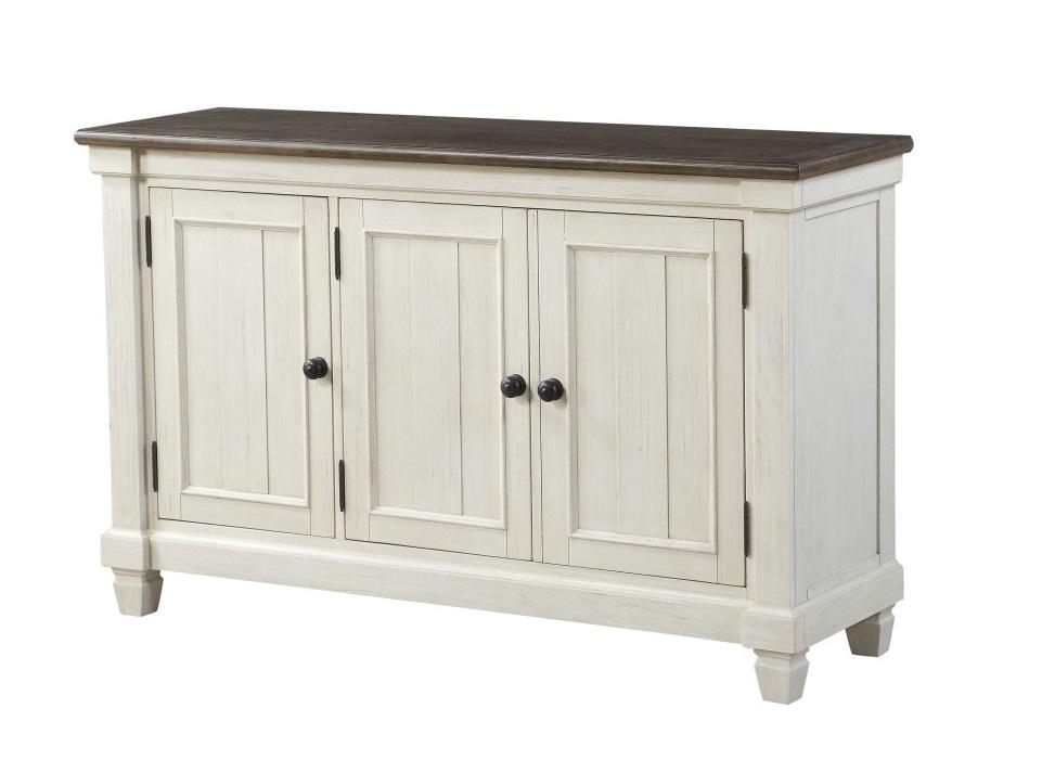Granby Server in White & Brown 5627NW-40 - Furniture 4 Less Outlet (Salinas,CA)