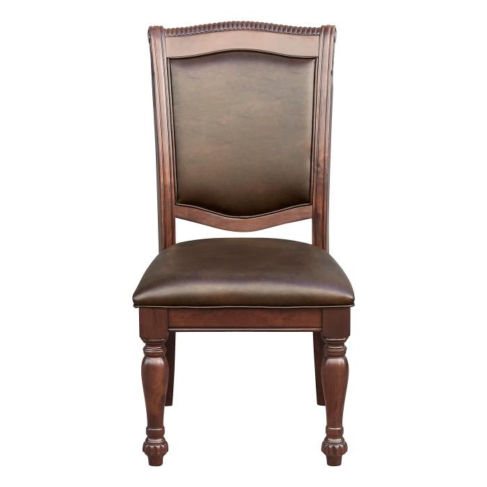 Lordsburg Side Chair in Brown Cherry (Set of 2) - Furniture 4 Less Outlet (Salinas,CA)