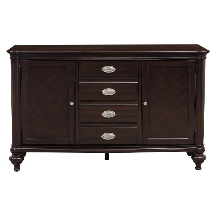 Marston Buffet in Dark Cherry 2615DC-55 - Furniture 4 Less Outlet (Salinas,CA)