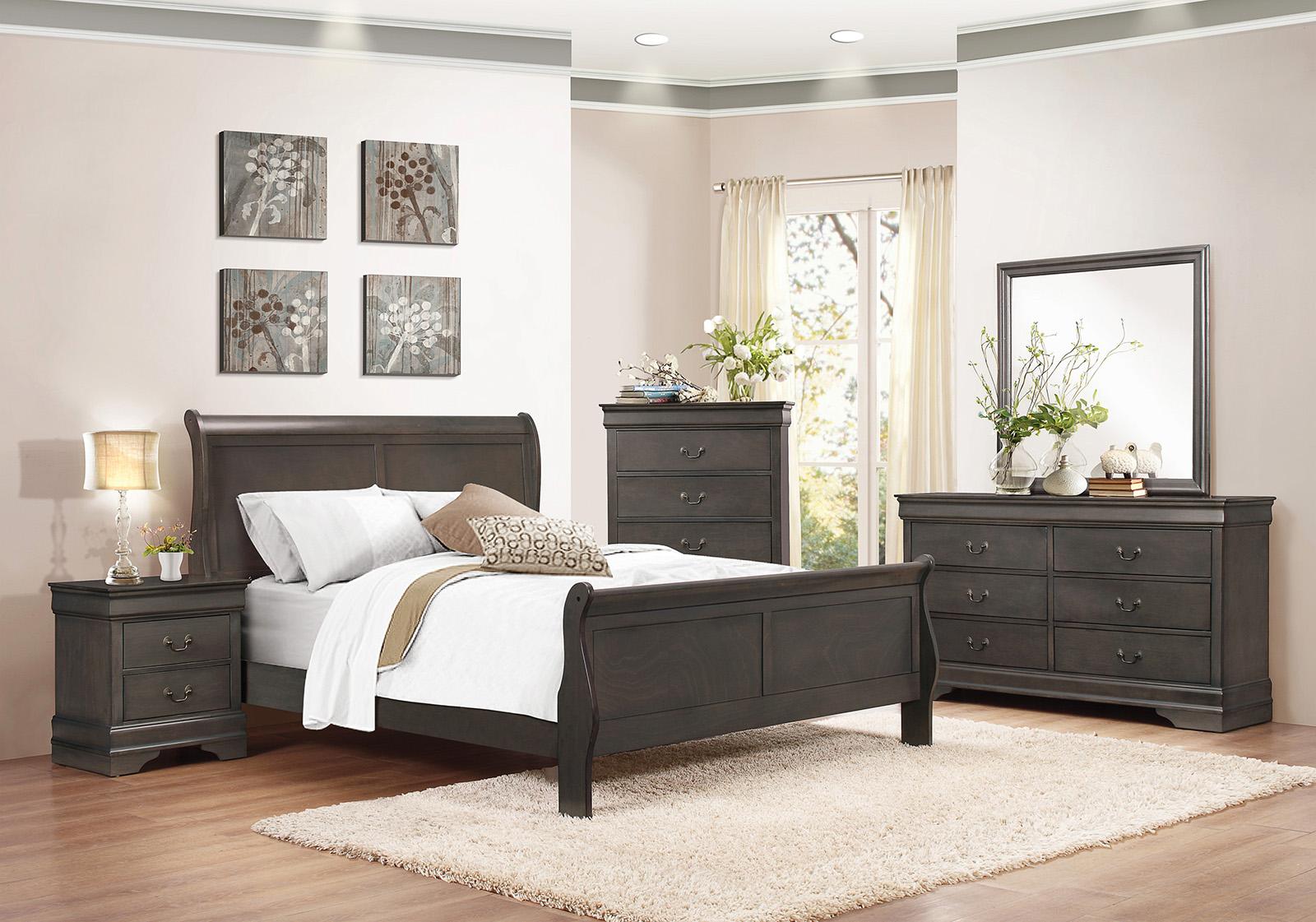 Mayville 5 Drawer Chest in Gray 2147SG-9 - Furniture 4 Less Outlet (Salinas,CA)