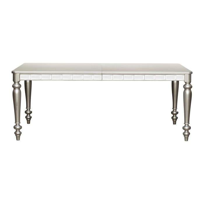 Orsina Dining Table in Silver 5477N-96 - Furniture 4 Less Outlet (Salinas,CA)