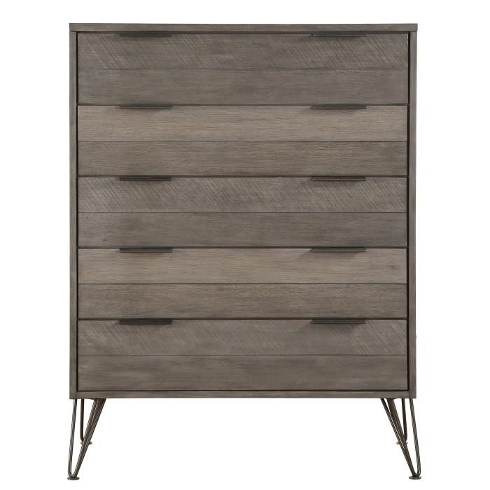 Urbanite Chest in Tri-tone Gray 1604-9 - Furniture 4 Less Outlet (Salinas,CA)