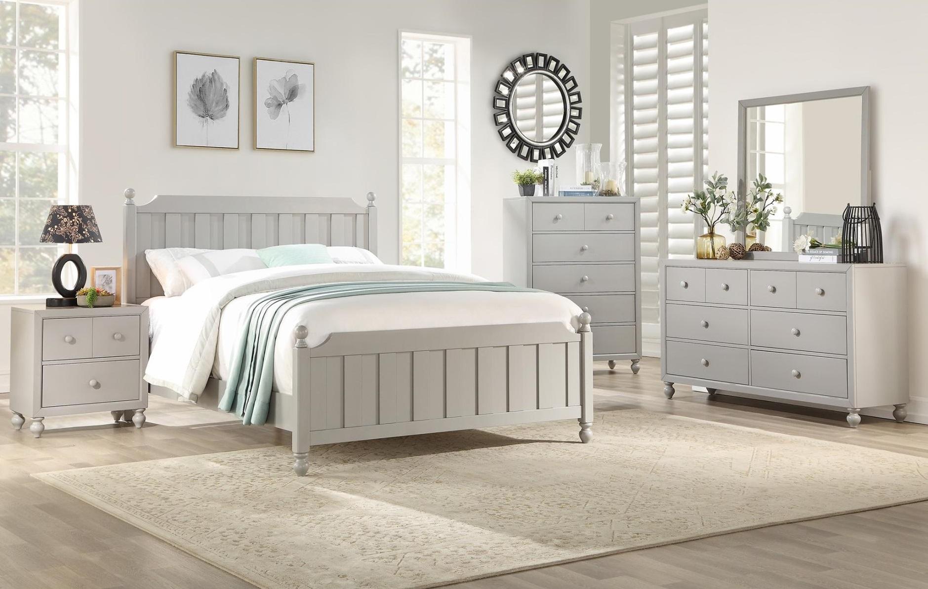 Wellsummer Mirror in Gray 1803GY-6 - Furniture 4 Less Outlet (Salinas,CA)