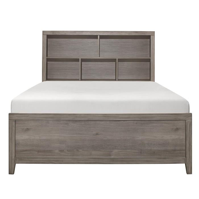 Woodrow Full Platform Bed in Gray 2042NBF-1 - Furniture 4 Less Outlet (Salinas,CA)