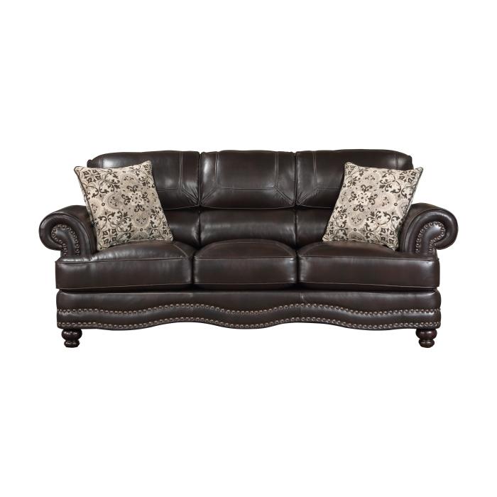 9268BRW-3 - Sofa - Furniture 4 Less Outlet (Salinas,CA)