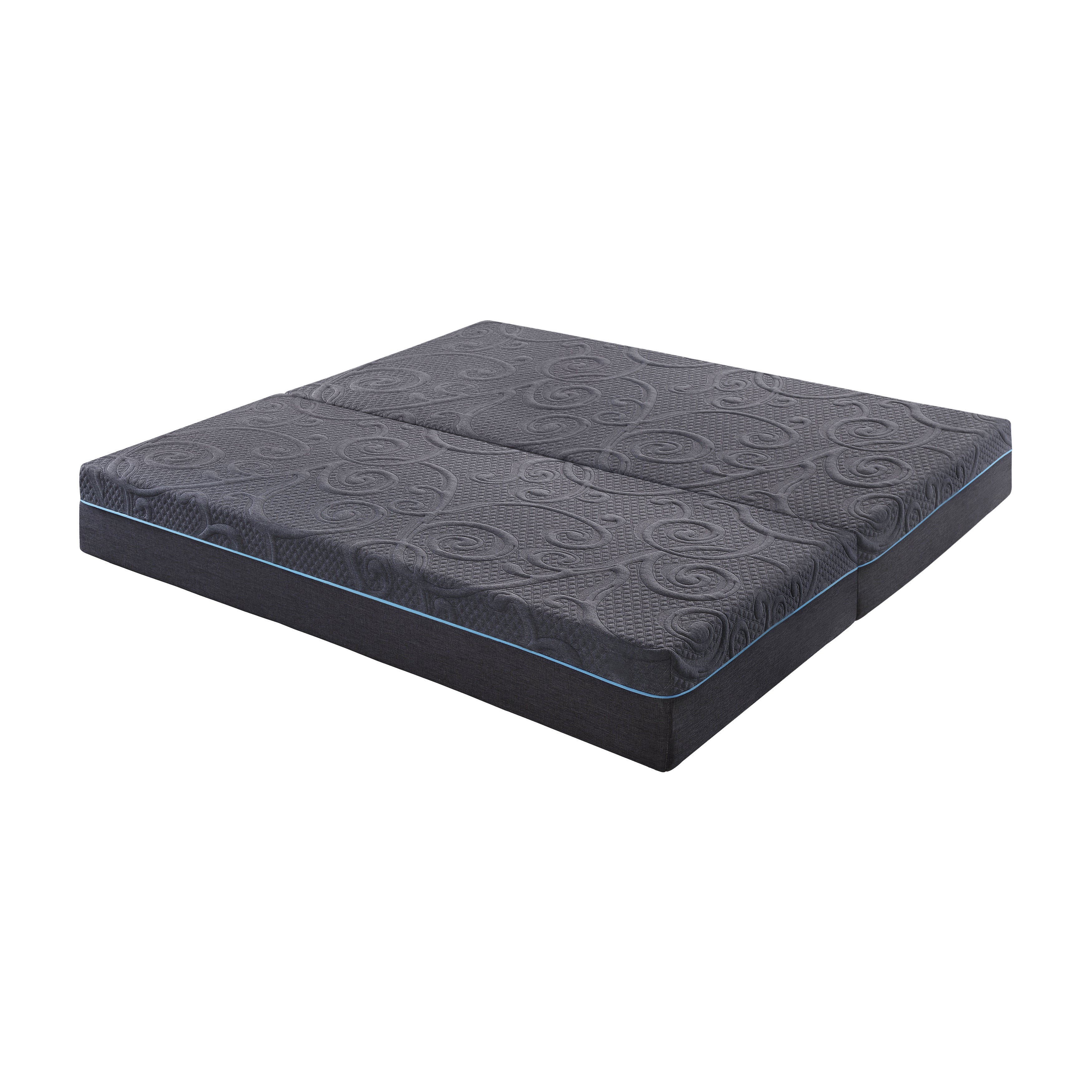 Mira-11" Split Eastern King Gel-Infused Memory Foam Hybrid Mattress(2-Piece) image