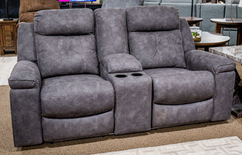 Brysonview Reclining Loveseat with Console - Furniture 4 Less Outlet (Salinas,CA)