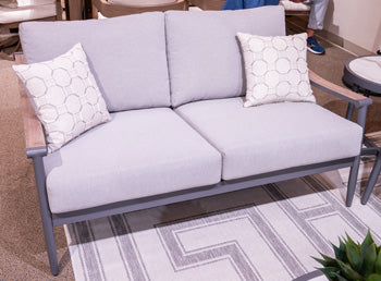 Ocean Beach Outdoor Loveseat with Cushion - Furniture 4 Less Outlet (Salinas,CA)