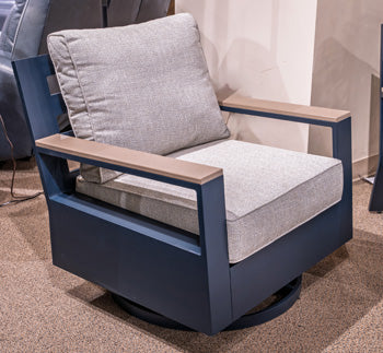 East Beach Outdoor Swivel Glider Chair with Cushion - Furniture 4 Less Outlet (Salinas,CA)